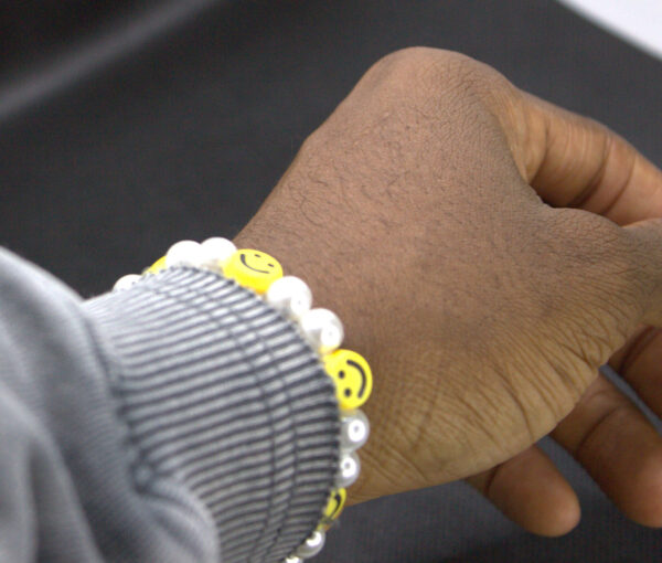 Smiley Face Beaded Bracelet - Image 4