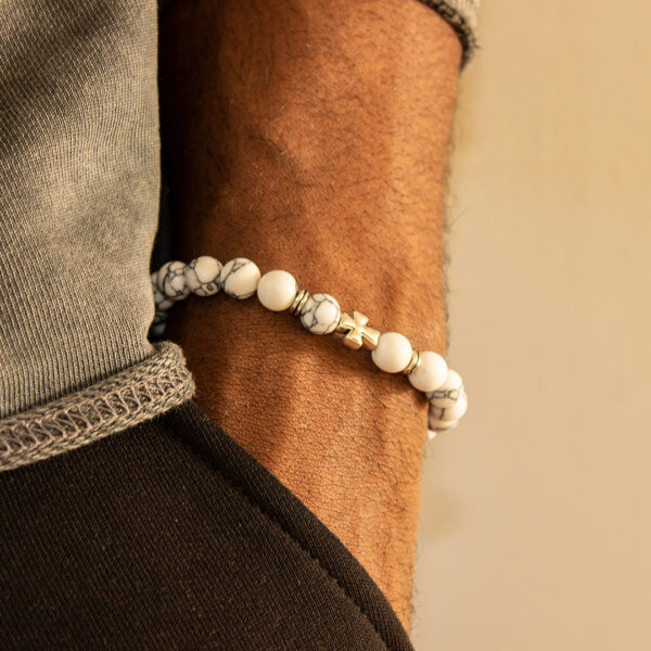 Marble Essence Beaded Bracelet - Image 2