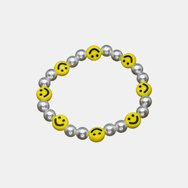 Smiley Face Beaded Bracelet