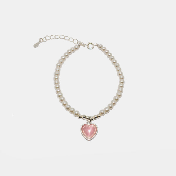 Silver Heart Charm Bracelet