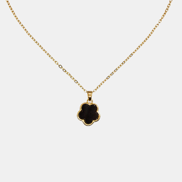 Gold Clover Pendant Necklace