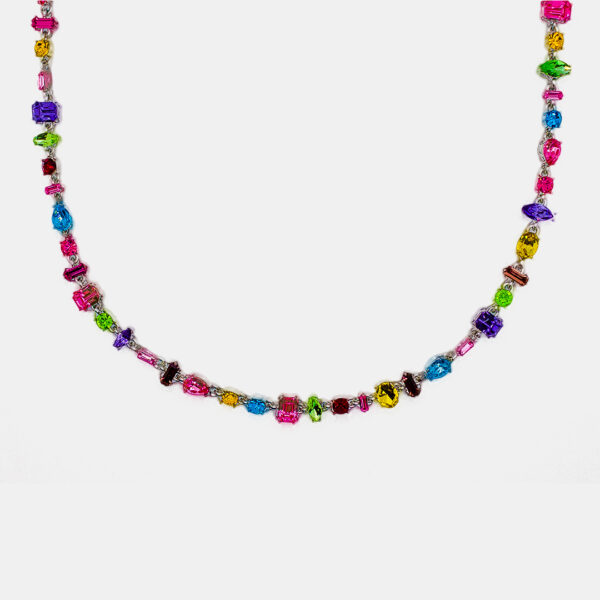 Multicolor Gemstone Delight Necklace