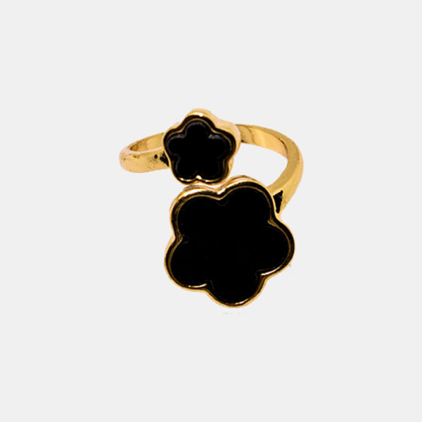 Golden Clover Duo Ring