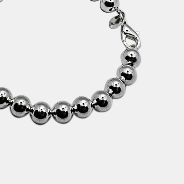 Lustrous Sphere Silver Bracelet - Image 3