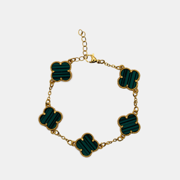 Clover Gold Charm Bracelet